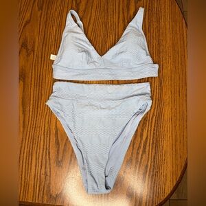 Aerie Sky Blue Cheeky Bikini
